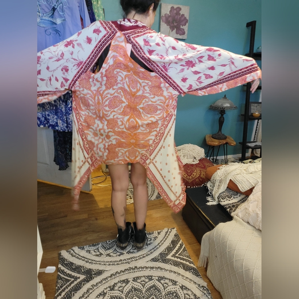 Free people kiss the sky butterfly caftan